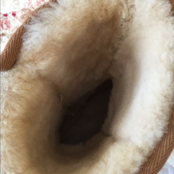 COZY STEP LEOPARD WATER REPELLENT LEATHER SHEEP SKIN BOOTS 7 NWOT - Picture 7 of 10